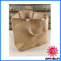 Large jute tote bag , jute shopping bag, bag and jute